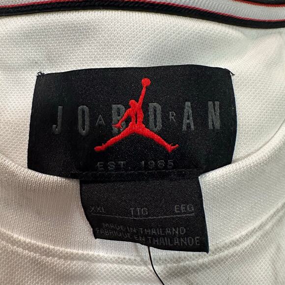 NIKE Men's Jordan Essentials Short-Sleeve Top Size XXL In White - Picture 4 of 14